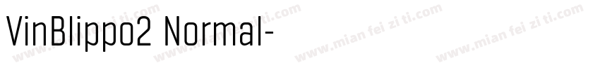 VinBlippo2 Normal字体转换